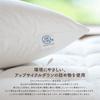Futon Kobo Goo Goo Down Pillow, Upcycled 50% Down, Medium Size, 43cm x 63cm, Made in Japan, Double-Layered Down Pillow, Sustainable