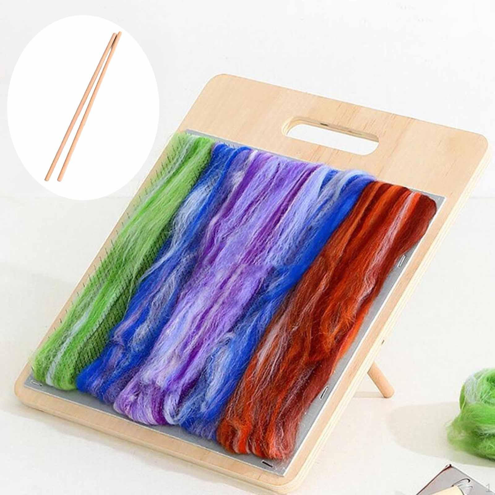 

Wool Blending Board DIY Projects Compact Felting Tool Portable Organize Fibers for Crafting