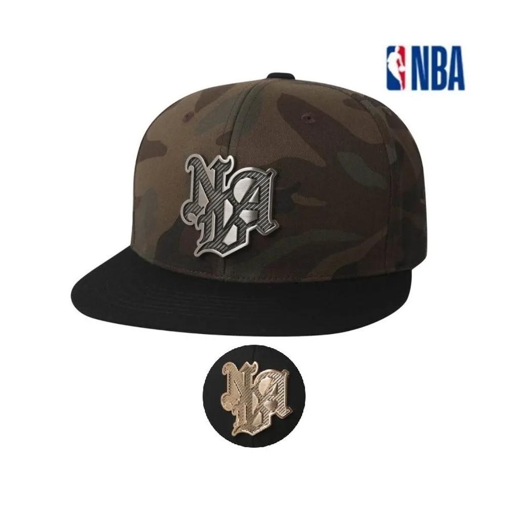 Unisex Snapback Camp Cap Ball Cap Flat Brim Big Size Camouflage (N216PA562P) black