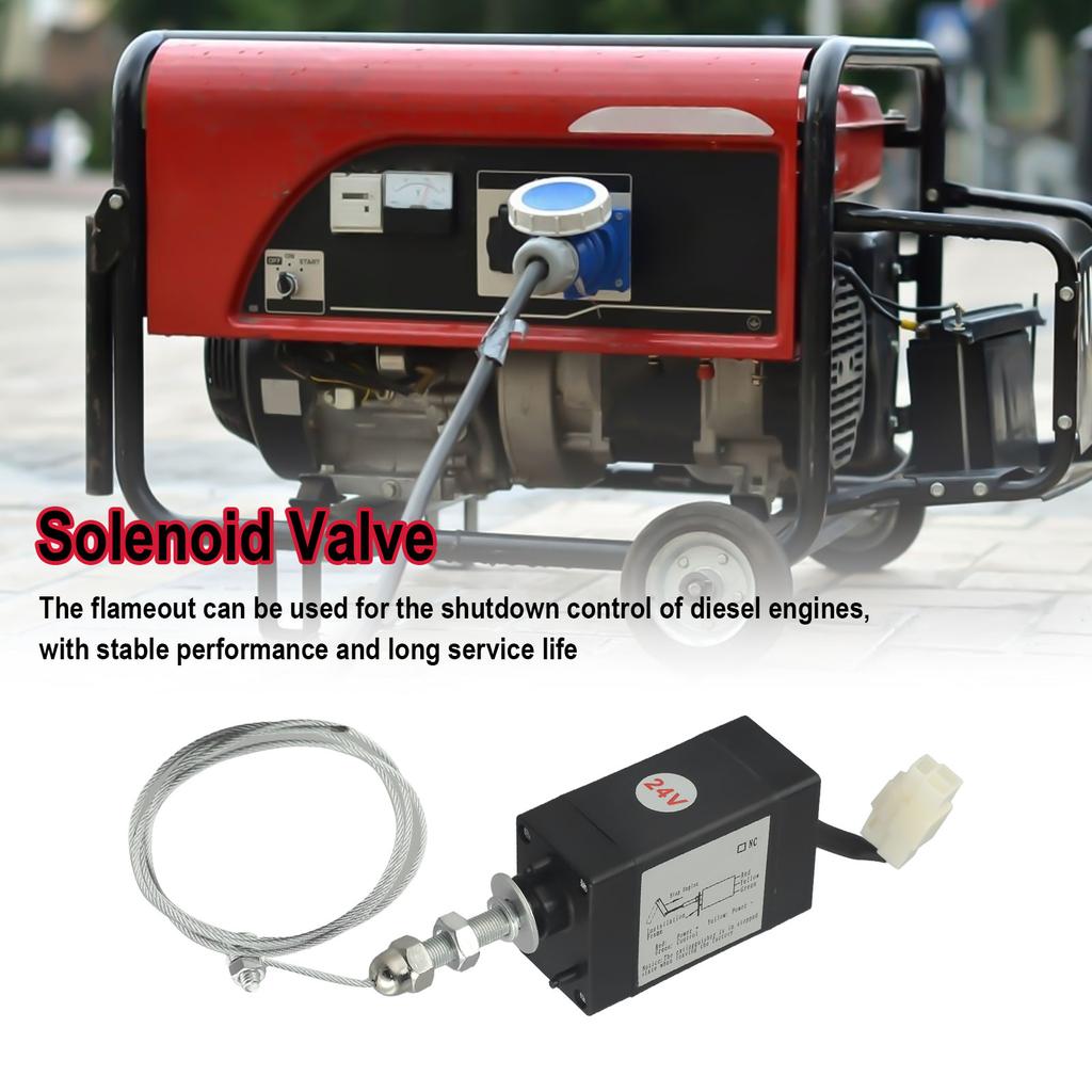 Flameout Device Open Stop Controller Built-in Protection Switch Long Service Life Exquisite Structure For Diesel Engine