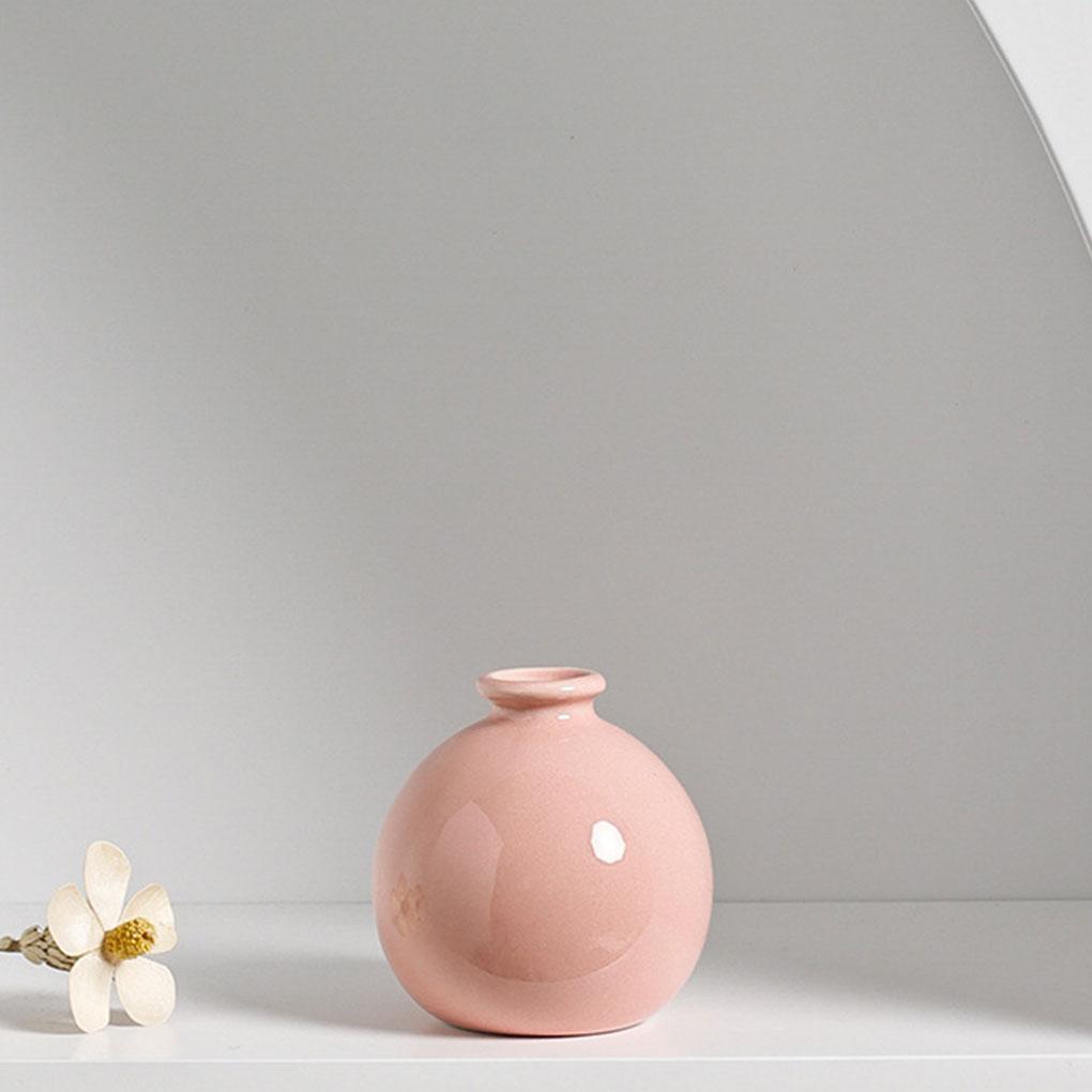 Exquisite Craft - Solid Ceramic Vase For Home Décor Office And Gifts Wide Application Vibrant Color Ple Fluent Line