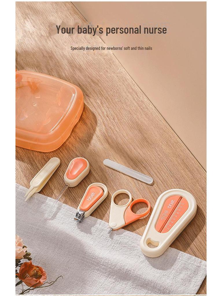 Newborn Safety Baby Nail Scissors Set – Anti-Pinch Design for Infants