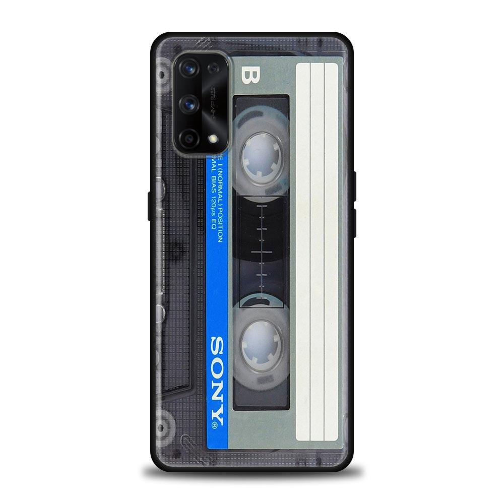 Retro Camera Circuit Board Music Tapes Phone Case For Oppo Realme 8i 8 9 7 6 5 Pro 9i 7i 5i 6i XT 5G Case Soft Cover Realme 8Pro