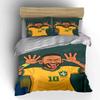Cartoon football player illustration. Bedding sets Duvet cover sets Duvet covers Pillowcases(1 * Duvet Cover 2 * Pillowcases without duvet insert)