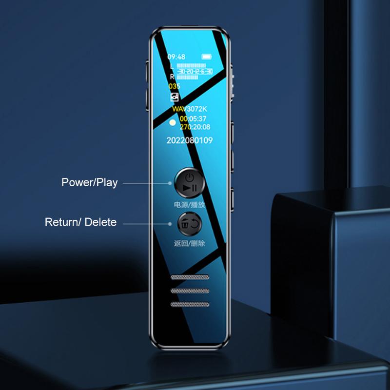 Yaergor V62 Mini Dictaphone Hd Child Safety Encryption Digital Voice Recorder Music Player Meeting Class Lecture