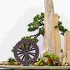 Fountain Wheel Water Fish Tank Accessories Artificial Rockery Rotation Wheels Scene Layout Plastic