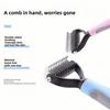 Pet Comb, Double-sided Open-knot Comb, Cleaning and Hair Removal, Cat Comb, Dog Comb, Dog Pet Comb, Pet Open-knot Comb