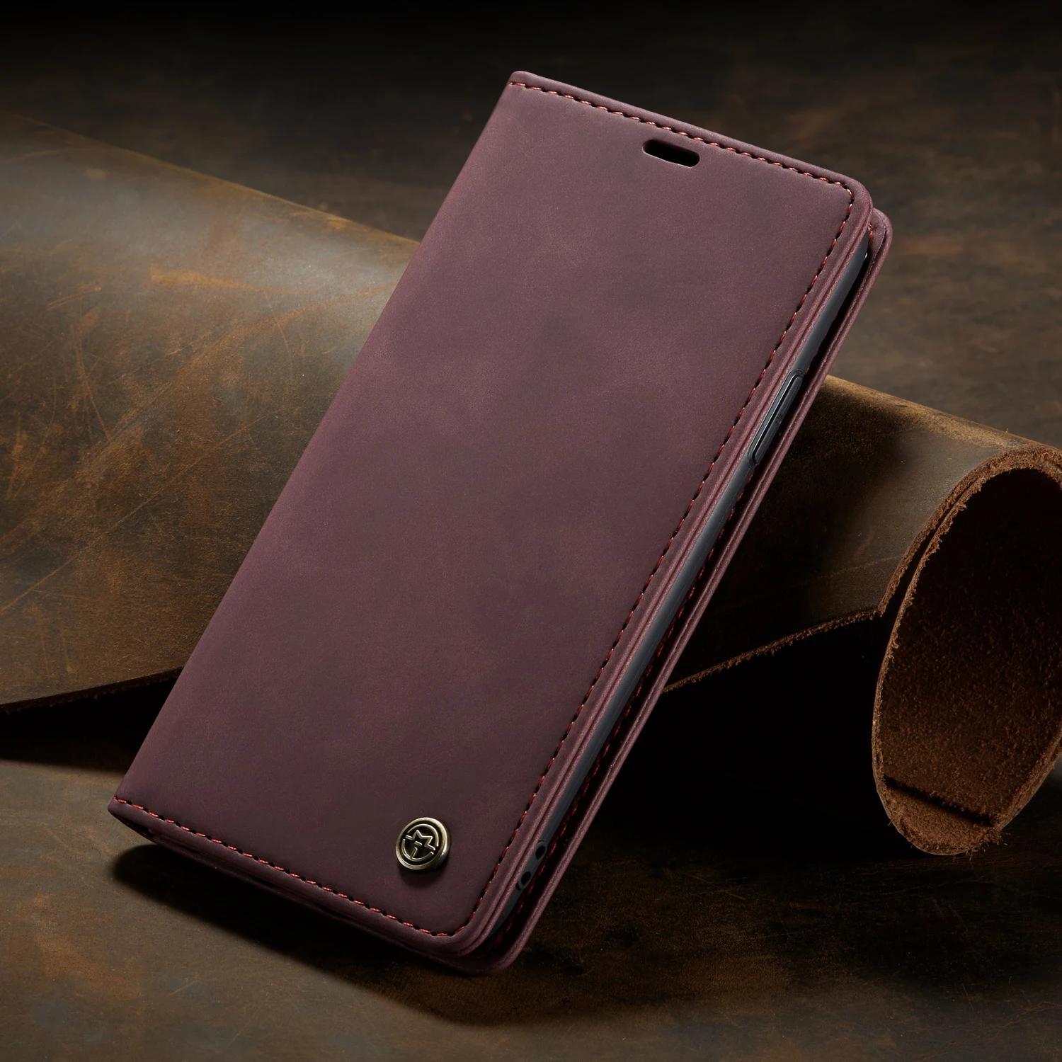 

Flip Magnetic Leather Wallet Case For iPhone 16 Pro Max 15 14 13 11 12 Mini XS XR SE 2022 Plus Cards Solt Stand Book Skin Cover for iPhone 15ProMax червоний