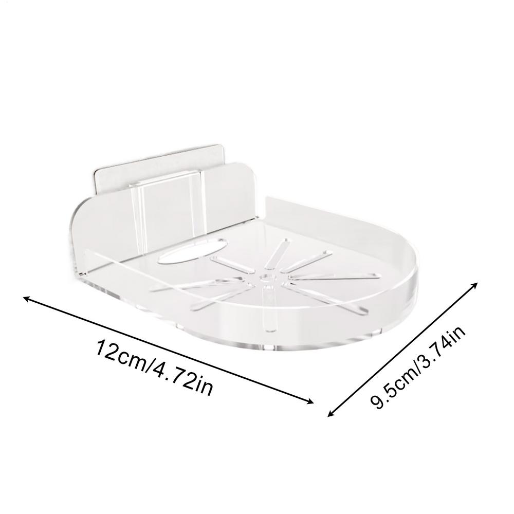 

2 шт. Крепление для видеоняни, настенная полка без сверления, плавающая полка для видеоняни, полка-бортик для камер видеонаблюдения, хранение в ванной комнате 12X9.5cm