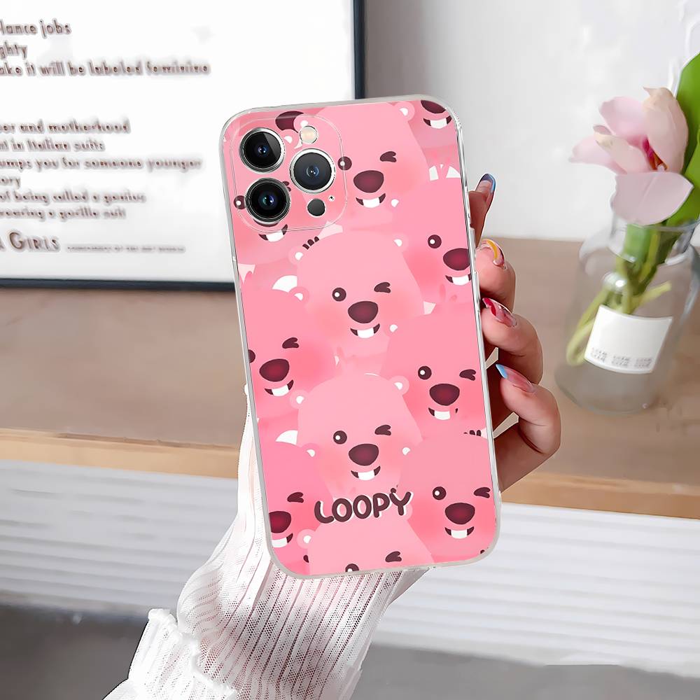 Cute Cartoon L-Loopys Phone Case For IPhone 11 13 16 12 17 14 15 Pro Max Plus Soft Clear Back Cover Coque