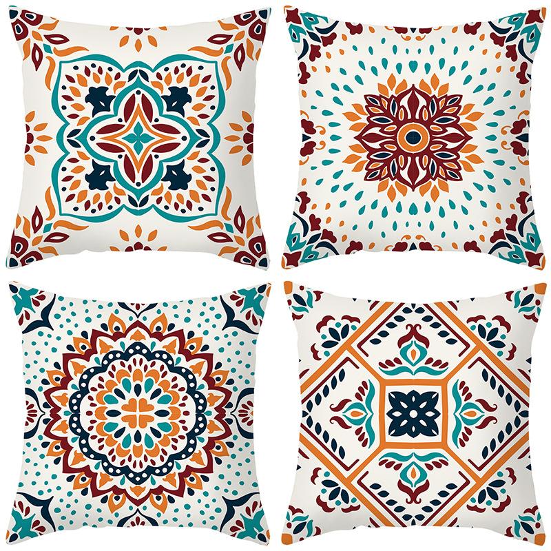 Bohemian Pillowcase Geometric Pattern Decorative Pillow Sofa Cushion Cover Combination