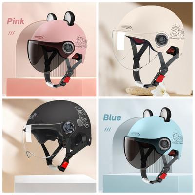 Electric Vehicle Four-season Helmet Motorcycle Helmet Summer Sun Protection Women's Helmet Men's Electric Vehicle Half Helmet