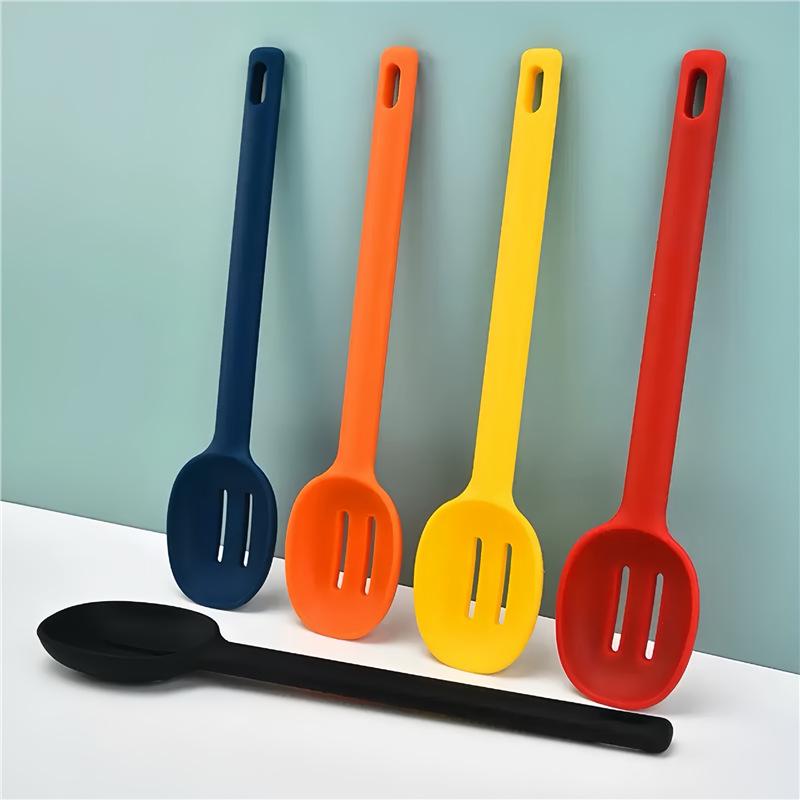 High Temp-Resistant Silicone Soup & Serving Spoon Set