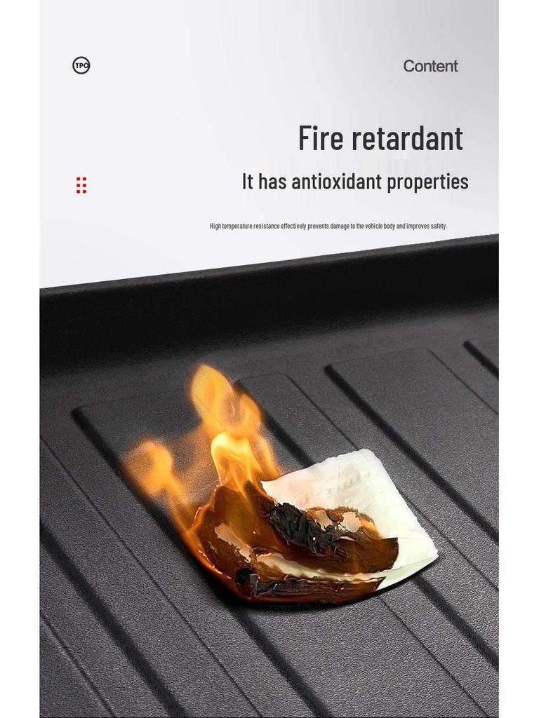 Jetta VS8 Wasserdichte TPE-Kofferraummatte - Auto-Innenzubehör