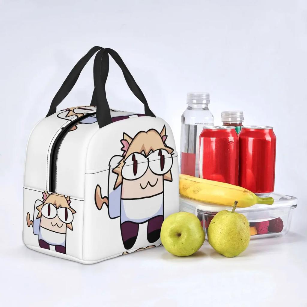 Custom Funny Neco Arc Lunch Bag Men Women Cooler Warm Insulated Lunch Box for Student School Thermal Bags lunchbag