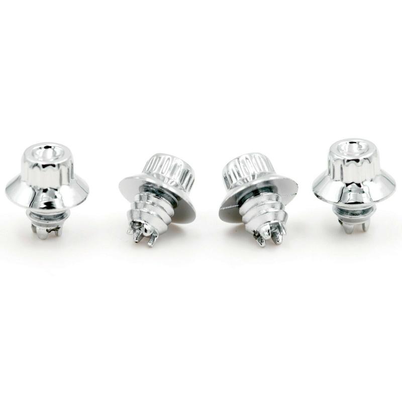 25 Stück 13mm Auto Rad Nietmutter Felgenrand Ersatz für 6,9mm 0,27 Zoll Loch Dekoration Silber ABS Zubehör Langlebig