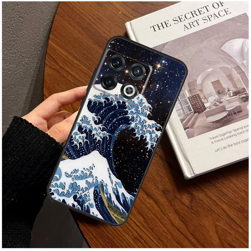 Japanese Wave Art Case For OnePlus 13s 13R 12R 10R 13 12 11 8T 10T Nord CE 4 3 2 Lite N10 N20 N30 Nord 5 Cover