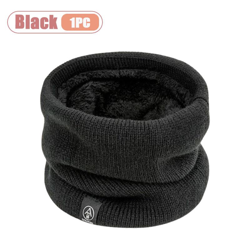 1-20PCS Unisex Winter Scarf Thickened Fleece Lined Warm Neck Gaiter for Outdoor Cycling Student Cold Weather Gift