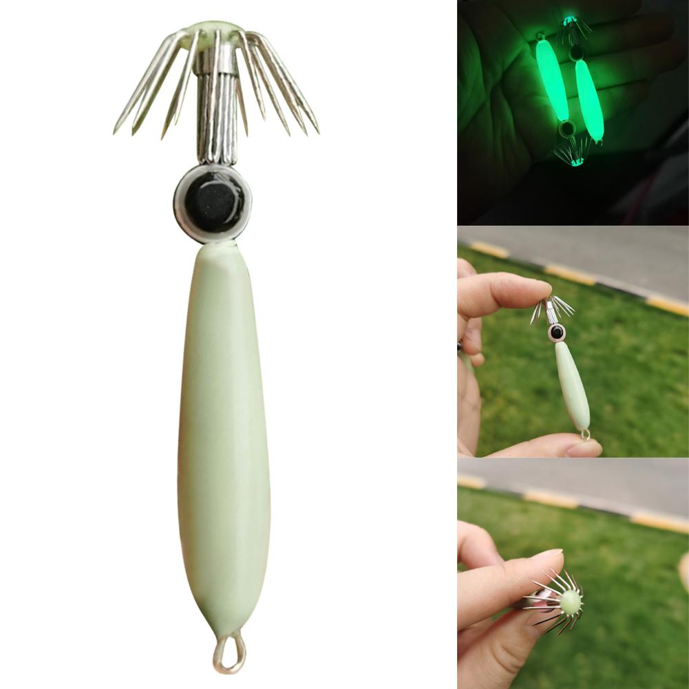 Luminous Cuttlefish Shrimp Bait Lightweight Artificial Octopus Fishing Lure Tackles Tools for Fisherman Angler