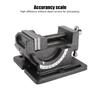 Drill Press Vise Cast Iron Body Corrosion‑Resistant Hardware Accessory 3‑Inch Tiltable Drill Press Vise
