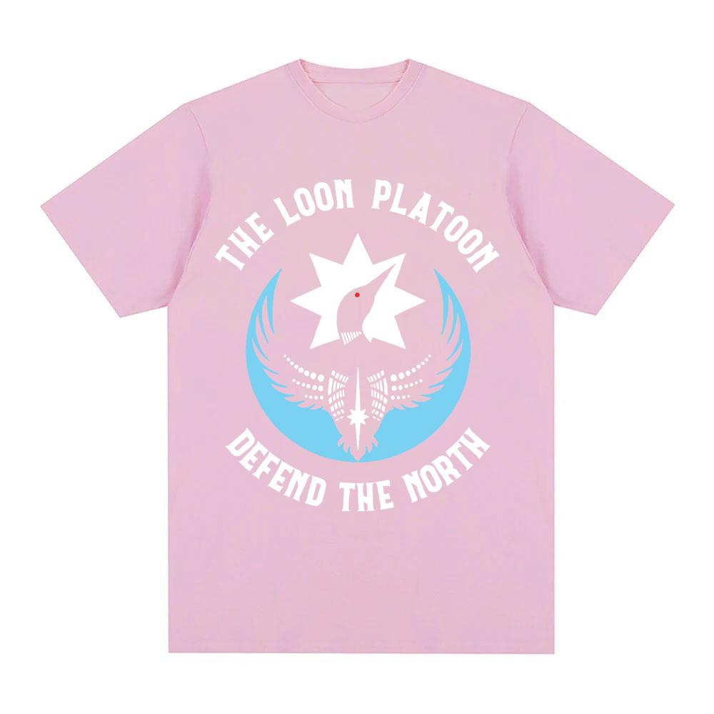 2026 NEW The Loon Platoon Defend The North Minnesota Rebel Alliance T Shirt Cotton Comfortable Round Neck Soft Tees
