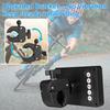 Handlebar Bike Mirror, 1080P Rechargeable Recording Bicycle Rear View Camera with 4.3   Monitor Night Vision 110