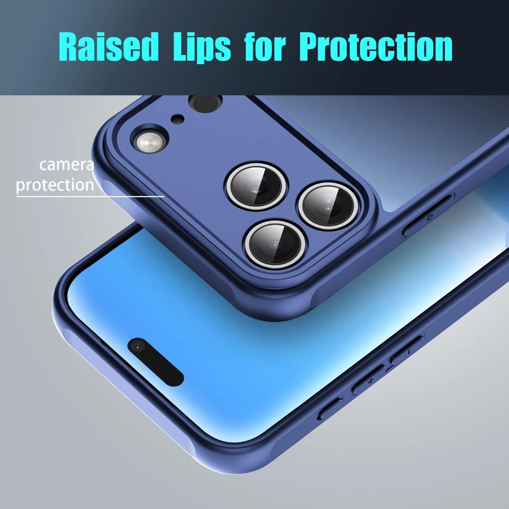 Luxury Frosted Translucent Phone Case For IPhone Air 17 Pro Max 17Pro 17 Shockproof Skin Feel Solid Color PC+TPU Protector Cover