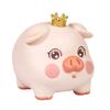 Decorative Pig Statue Saving Jar Money Management Holder for Children Teens Cartoon Animal Unbreakable Coin Piggy Banks