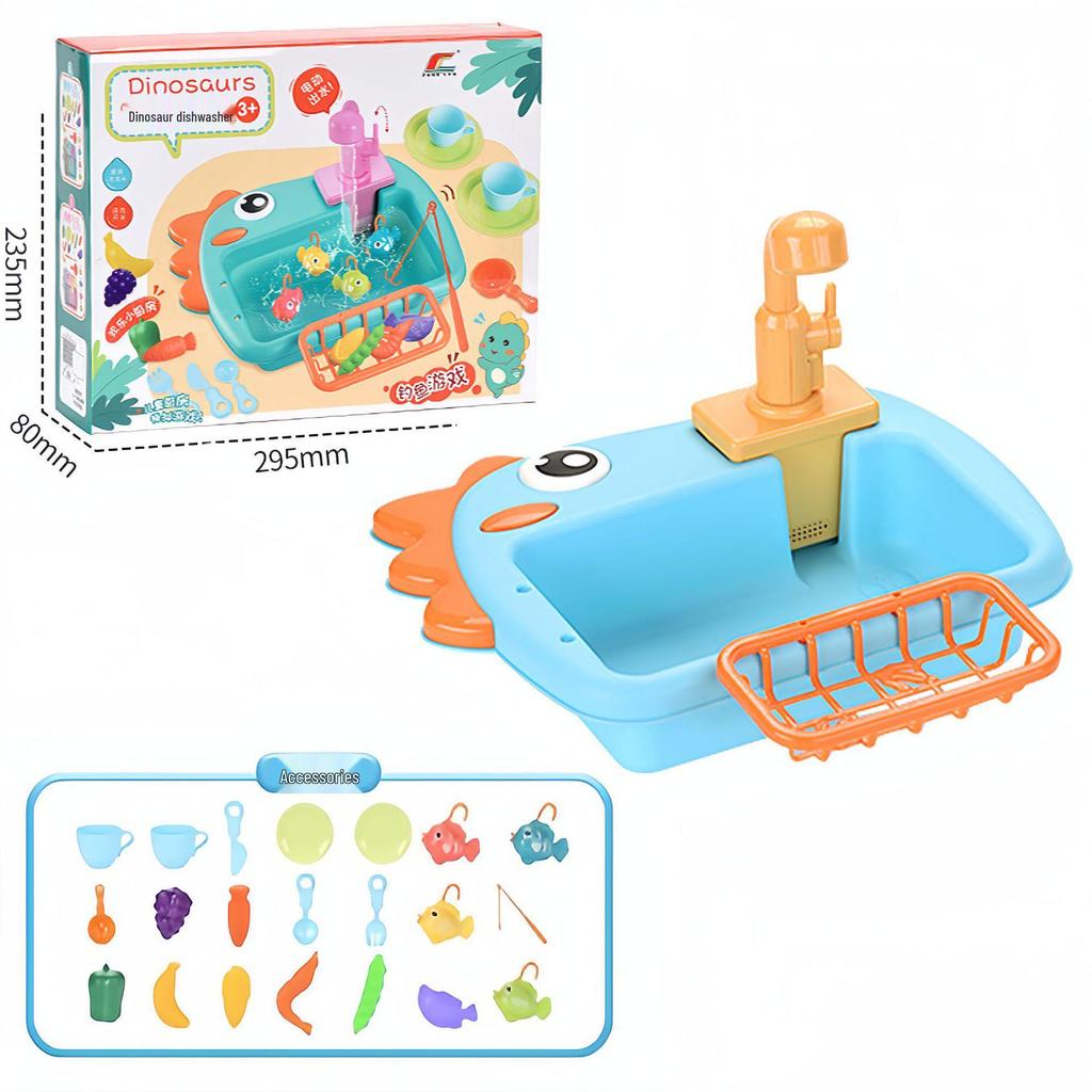 Educational Kitchen Role-Playing Dishwasher Toy for Kids