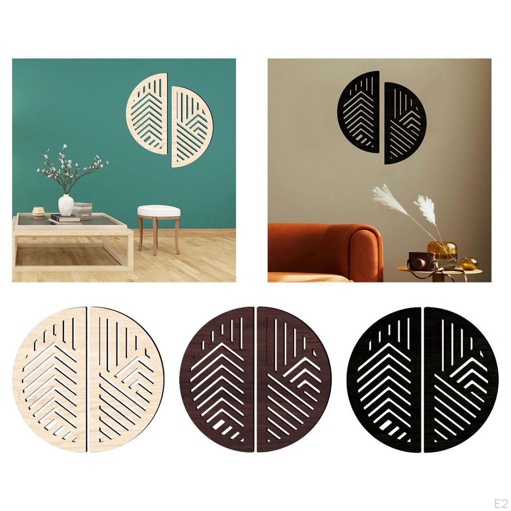 Creative 3D Wooden Wall Art Accent Sculpture Basswood for Cafe Entryway