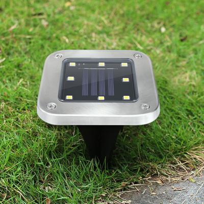 4Pcs 8LEDs Solar Powered Buried Light Underground Lamp for Outdoor Path Way Patio Garden Yard