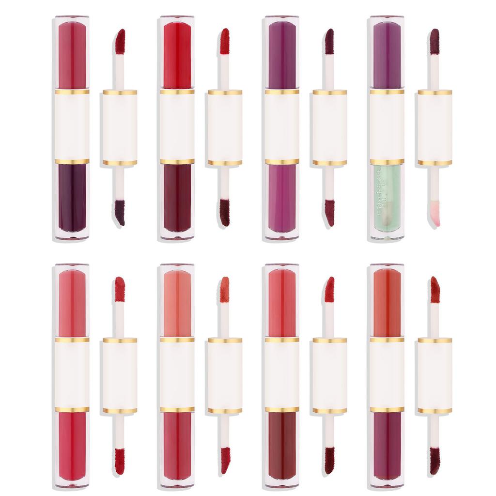 Long-Wearing Water-Resistant Matte Lip Gloss – Dual-Ended, Full-Coverage Transfer-Resistant Formula for Everyday Wear