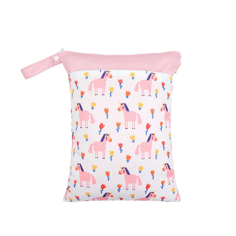 Waterproof Reusable Cloth Bag with Zipper Pocket and Handle - Fashionable Sun Burst Design, Suitable for Beaches, Swimming Pools, Gyms, Yoga