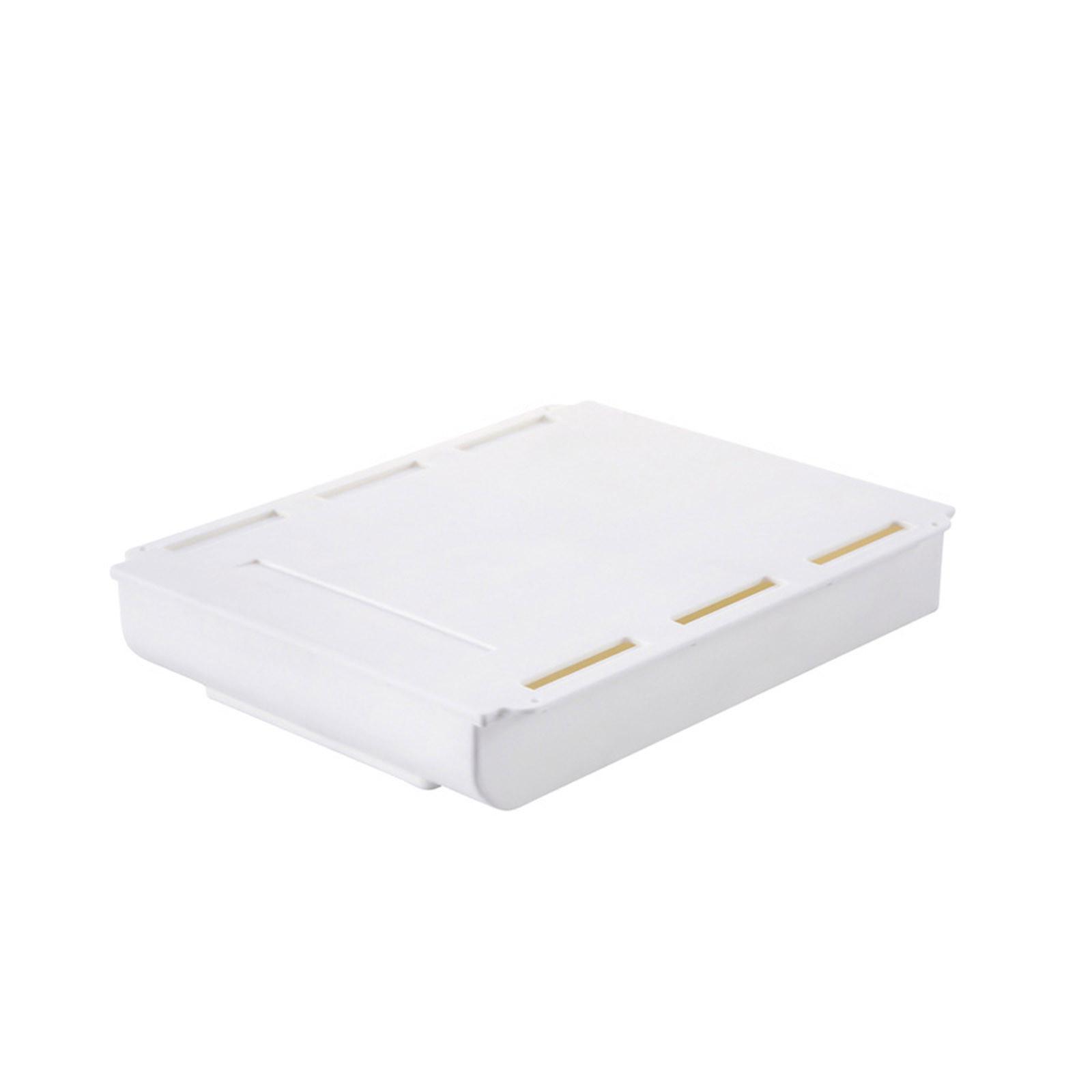 

Лоток для карандашей Self Stick, ящик для хранения стола, органайзер, коробка под настольной подставкой белый