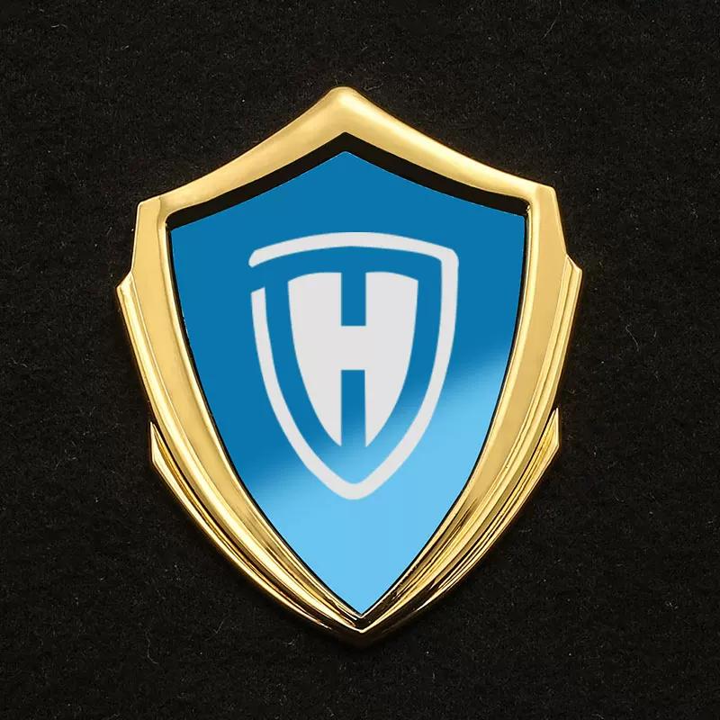Haojin all-metal sun-resistant and non-fading electric motorcycle 3D three-dimensional car sticker modified decorative sticker body side logo badge