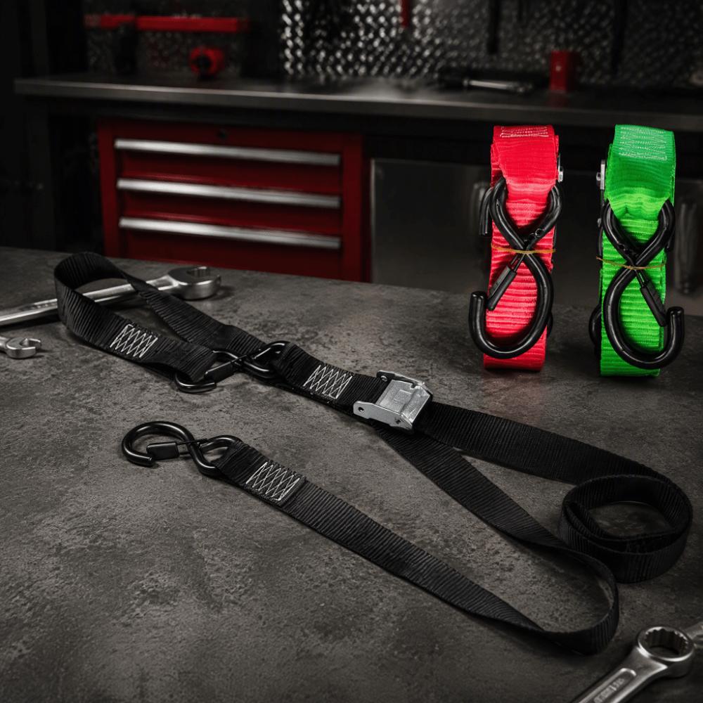 Lock S Hook Ratchet Strap Heavy Duty Cam Buckle Strap Universal Heavy Duty Strap Enduro