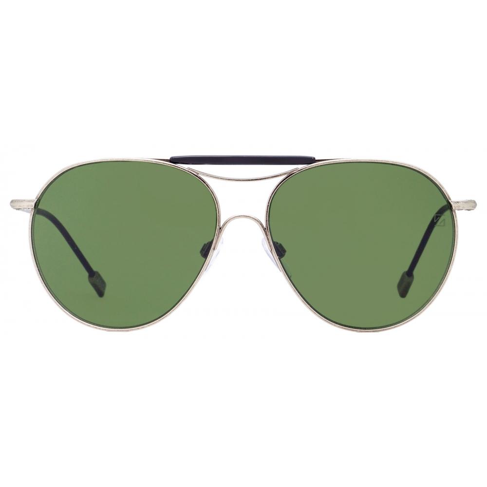 ErMenegildo  Men S Couture SunglaSSeS Zc0021 13n Antique Ruthenium Black 57mm 13n