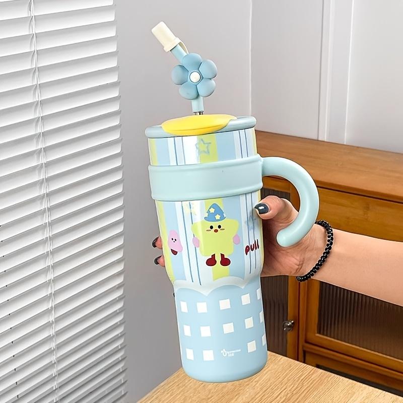 Big Gulp 2024 Cup Large Capacity Ice Cup Can Be Carried New Style Straw Insulated Cup High-looking Water Cup