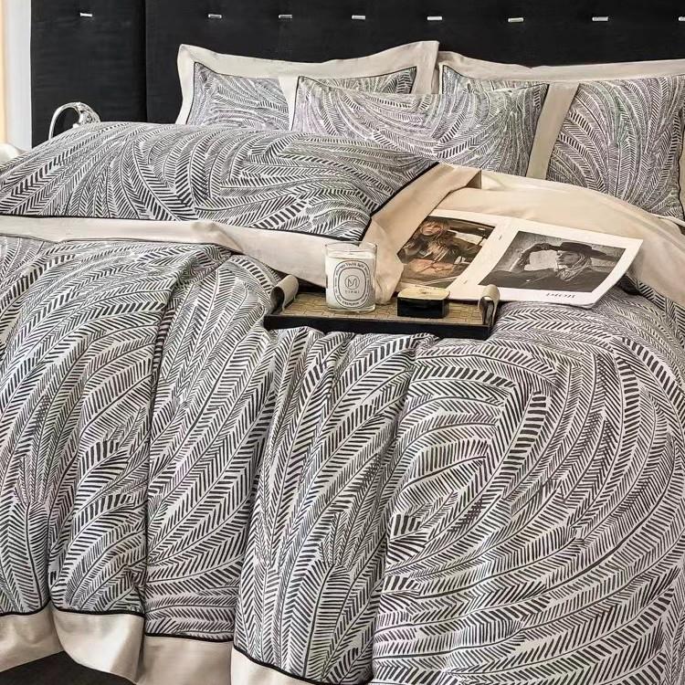 High-End American Style 100% Cotton Flannel Autumn/Winter Bedding Set
