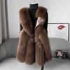 New Imitation Fox Fur Vest Female Slim and Thin Fashion Light Solid Color Coat Trendy Imitation Fur