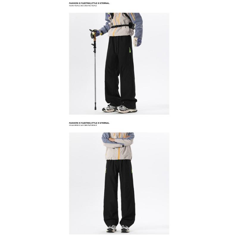 Mens Womens Windproof Waterproof Side Zipper Tactical Cargo Outdoor Hiking Pants