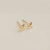 LUNNE 14k Cut Star Earrings (14k Gold) #ES14