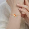 Edelstahl Fuchs Anhänger Armband für Damen Mädchen Verstellbares Seil Fuchs Armband Niedliches Tier Schmuck Geschenk