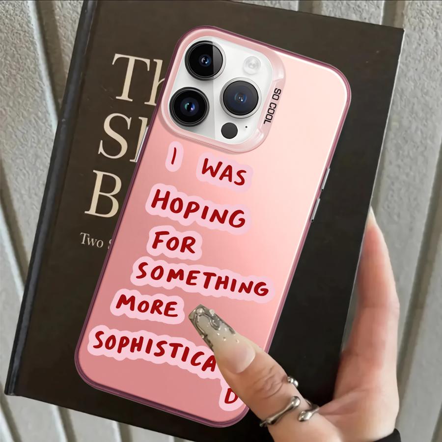 Back Phone Cover Case for iPhone 17 Pro Max 14 Air XR 11 12 15 Plus 16 XS 13 Pro Letter