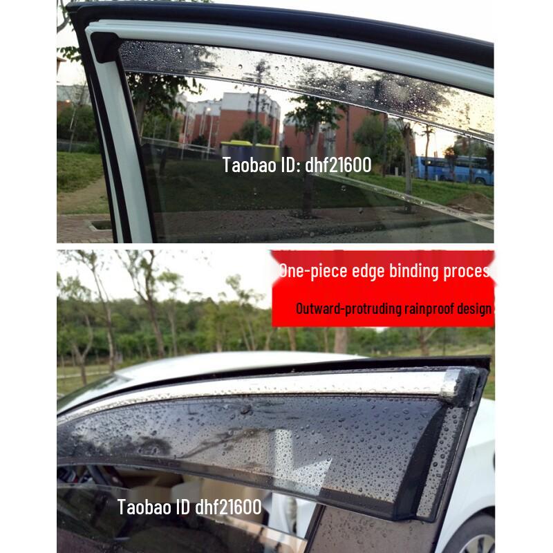 Kia Rain and Sun Visors: Compatible with Forte, K3, Sportage, K2, Cerato, KX5, KX3, K4 Car Window Shields
