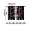 Set Of 2 Filtering Curtains Excluding Rods Non Movable Without Batteries Noble Gentleman Rabbit Use Bedrooms Curtain For Bedroom Made Polyester