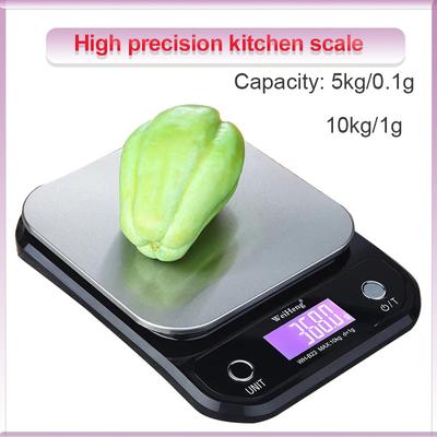LCD Ekranlı Mutfak Dijital Terazisi 5kg/10kg Ev Tipi Taşınabilir Masa Terazisi Yemek Pişirme Tartısı Mutfak Tartım Aracı