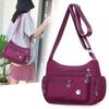 Women's Korean Style Multi-Compartment Crossbody Bag - Fashionable Small Square Backpack