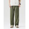 American retro stretch overalls men's spring new casual pants spring and autumn loose straight pants