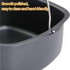 Hot Air Fryer Mould, Heat-Resistant Air Fryer Accessories, Reusable Cake Mould, Bread Baking Basket, Easy to Clean Iron Fryer Baking Mould